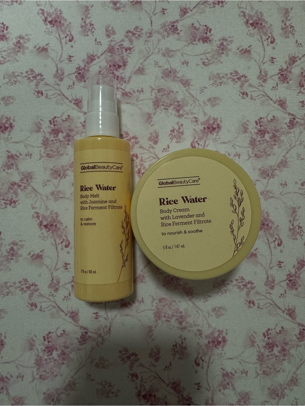 Rice Water Body Cream & Body Melt
